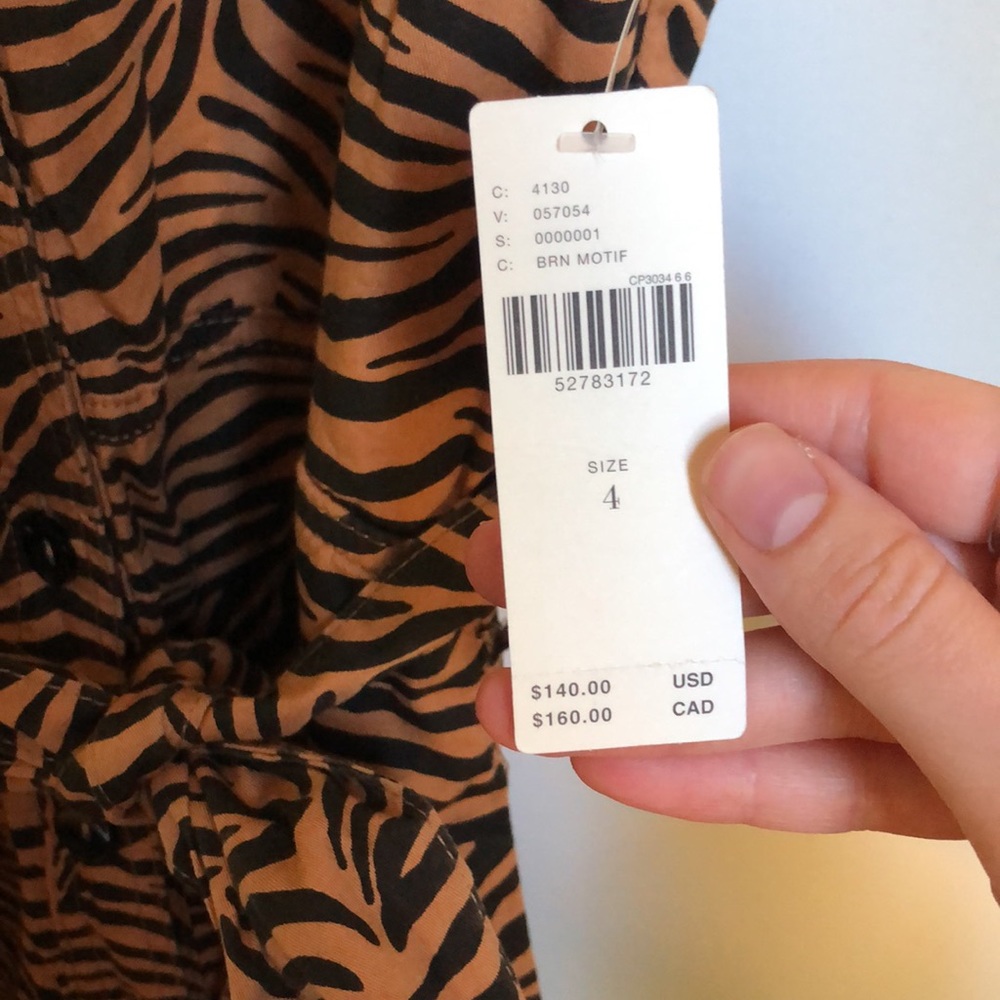 Maeve Tiger Button Down Dress - Picture 7 of 7